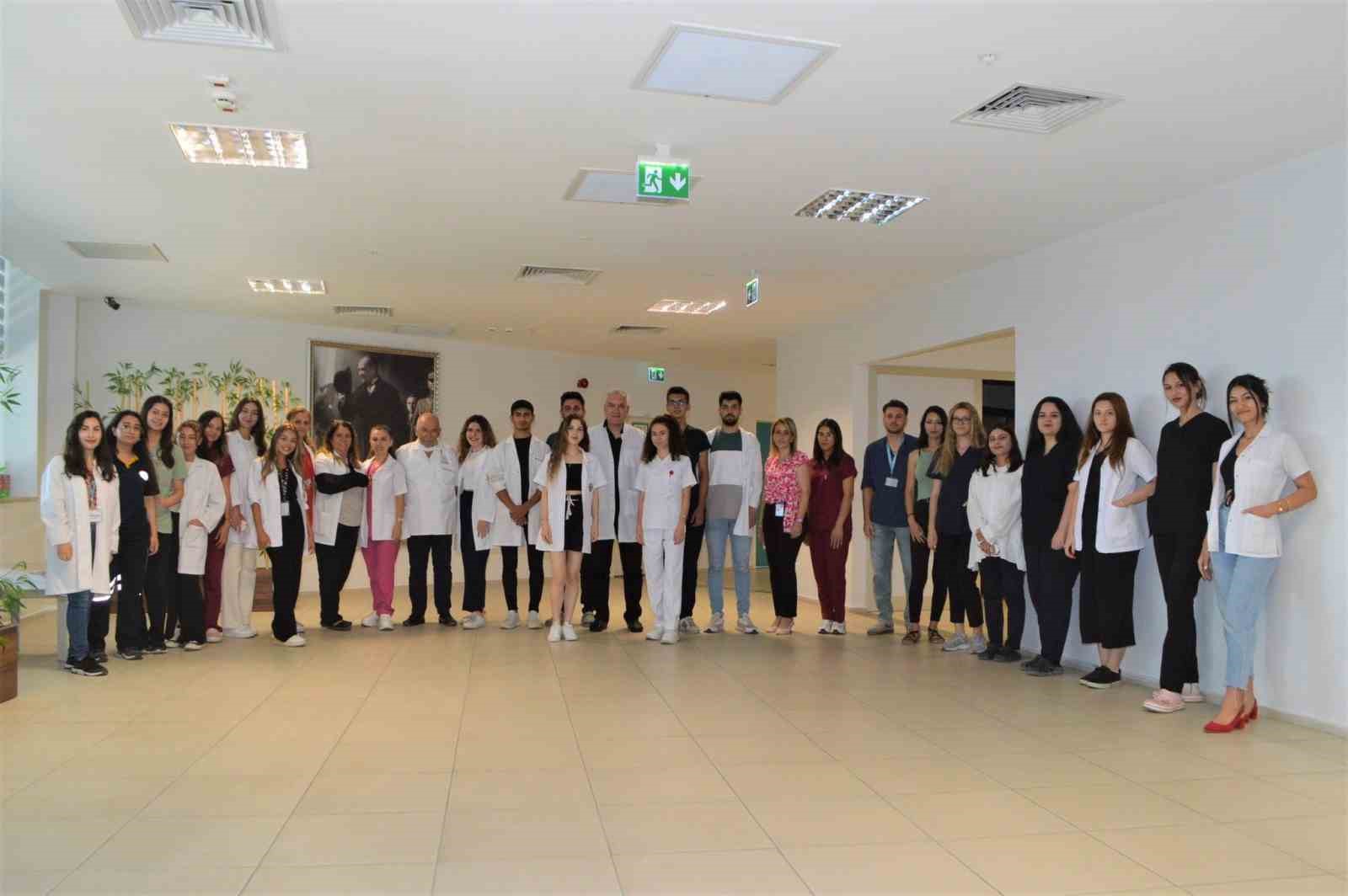 Muğla’da öğrenciler hastane stajlarını tamamladılar