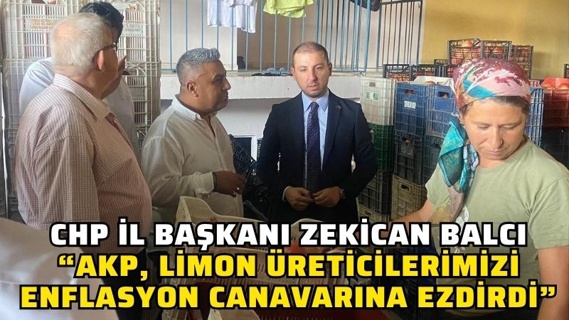 CHP İl Başkanı Zekican