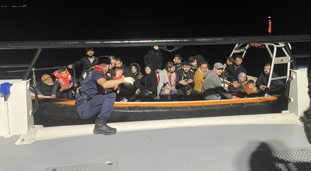 113 düzensiz göçmen yakalandı; 1 gözaltı