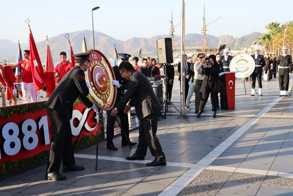 Marmaris’te 10 Kasım Atatürk’ü Anma törenleri gerçekleşti