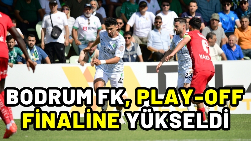 Bodrum FK, play-off finaline yükseldi
