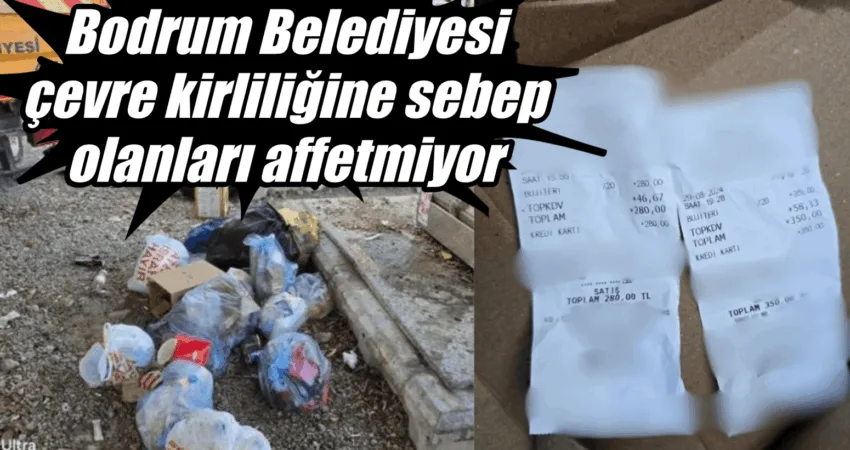 Bodrum’da zabıta ekipleri, çevre ve görüntü kirliliğini önlemeye yönelik uygulama