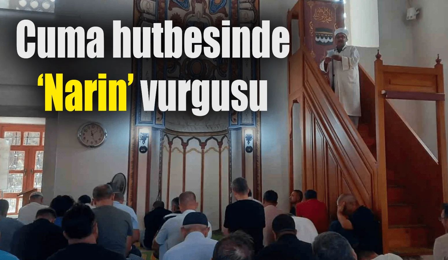 Diyanet İşleri Başkanlığı tarafından 13 Eylül Cuma günü için hazırlanıp