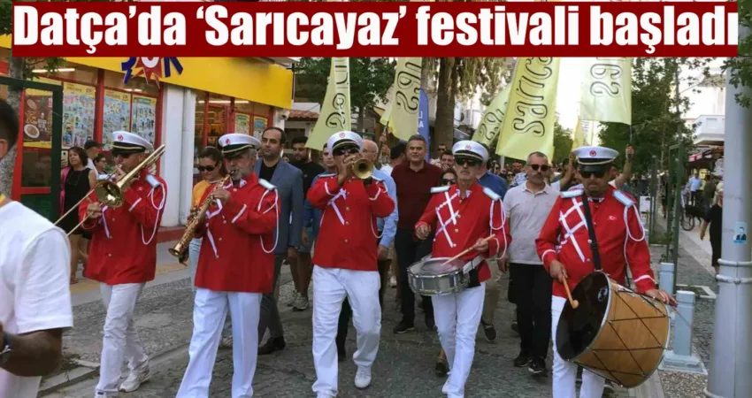 Muğla’nın Datça ilçesinde bu yıl ilk defa düzenlenen ‘Sarıcayaz Festivali’