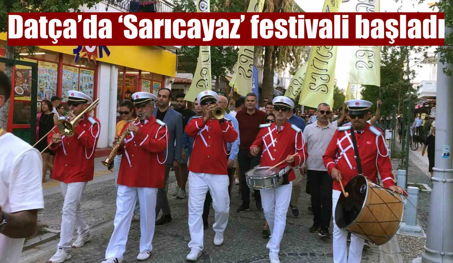 Muğla’nın Datça ilçesinde bu yıl ilk defa düzenlenen ‘Sarıcayaz Festivali’