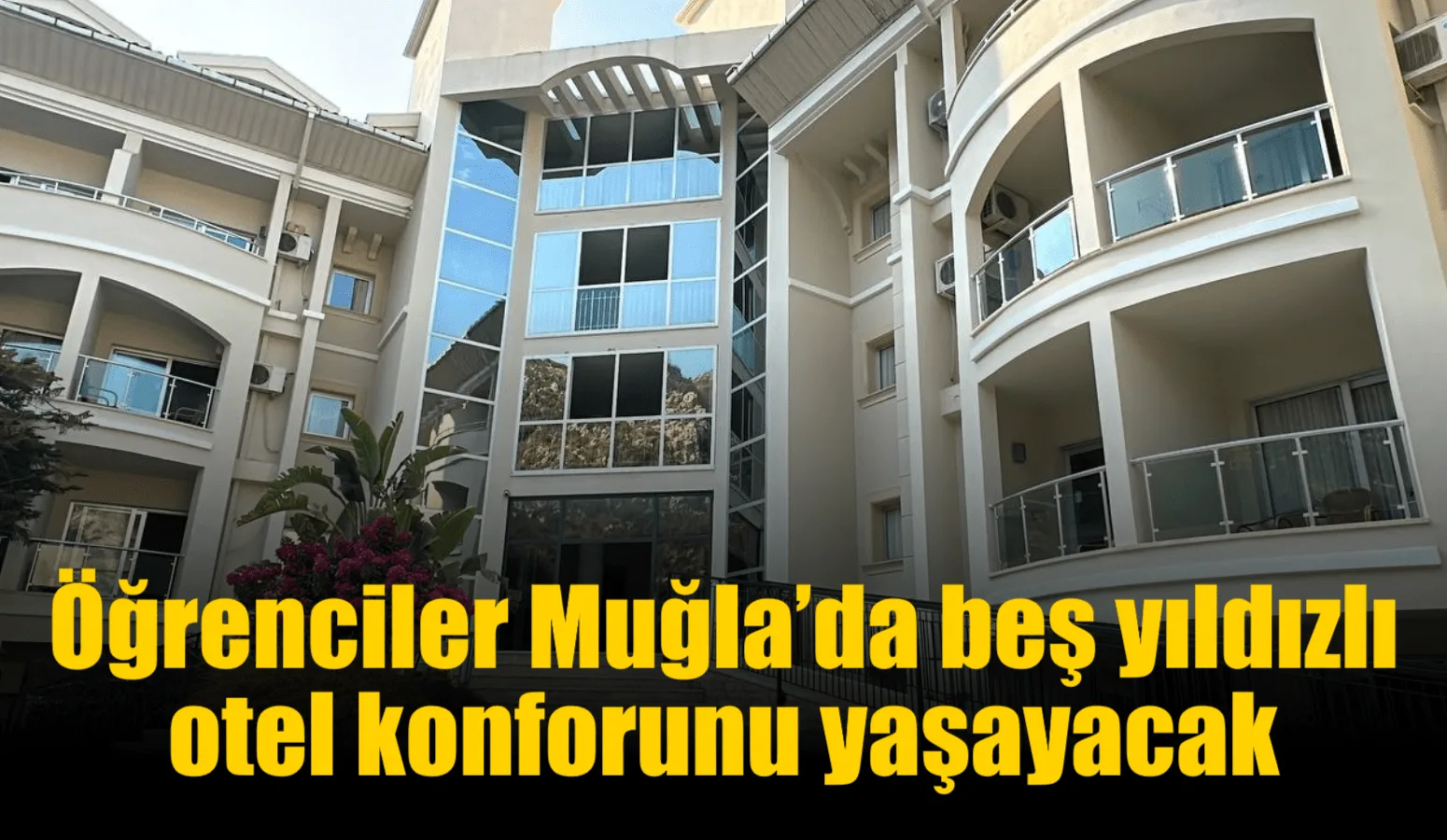 Muğla’nın Marmaris ilçesinde, Gençlik ve Spor Bakanlığı tarafından 5 yıldızlı