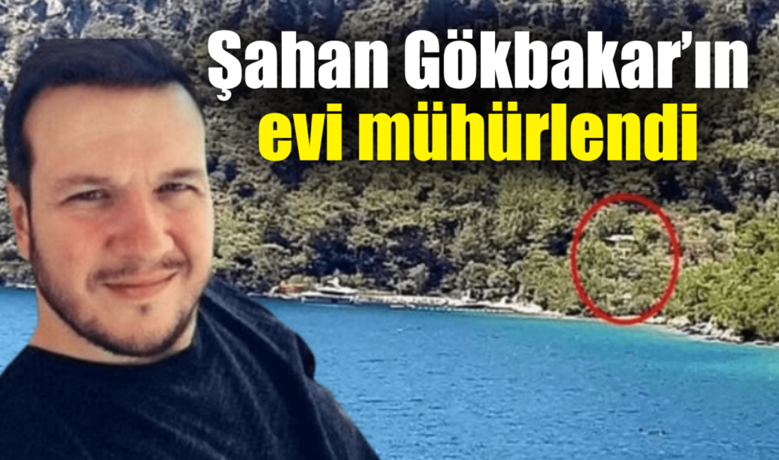 Komedyen Şahan Gökbakar’ın Muğla’nın Marmaris ilçesinde yer alan evi, mesken