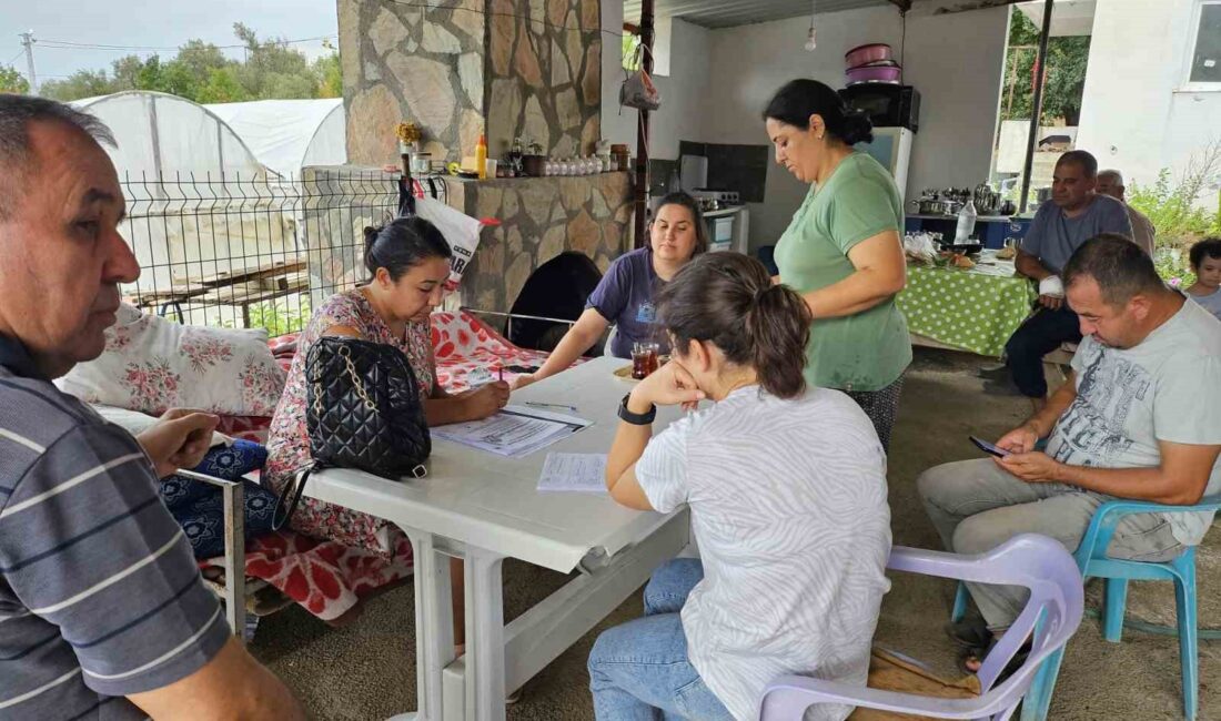 Tarım ve Orman Bakanlığı’nın yeni destek modeli hakkında çiftçiler bilgilendirilirken,