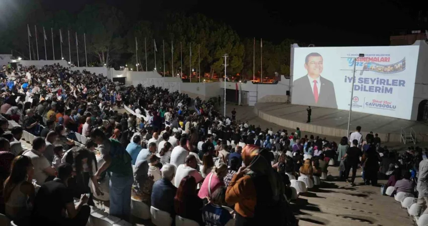 Denizli Büyükşehir Belediyesi Yaz Sinema Günleri ile Türk sinemasının başarılı