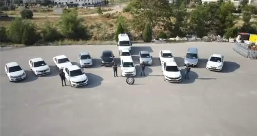 Denizli’de polisin yaptığı operasyonda, çoğunluğu depremde hasar görmüş olmak üzere