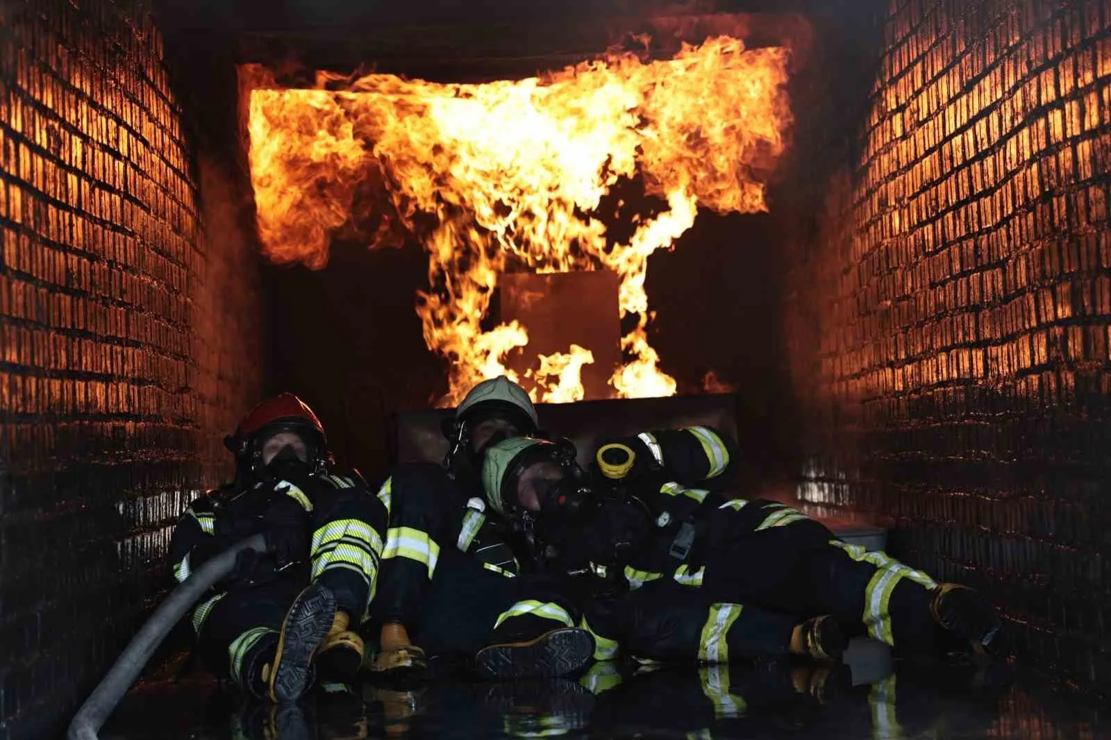 Denizli Büyükşehir Belediyesinin itfaiye teşkilatını güçlendirmek için aldığı 3’ü kadın