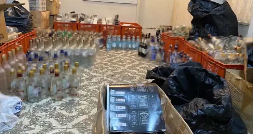İzmir’de kaçak alkol operasyonu İzmir’de 3 ilçede gerçekleştirilen operasyonda, piyasa değeri yaklaşık 1 milyon