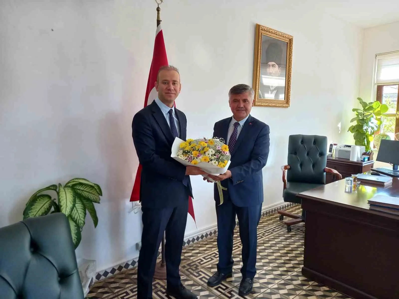 Muğla’nın Köyceğiz ilçesinde Mevlid-i Nebi Haftası ziyaretleri kapsamında Köyceğiz Kaymakamı