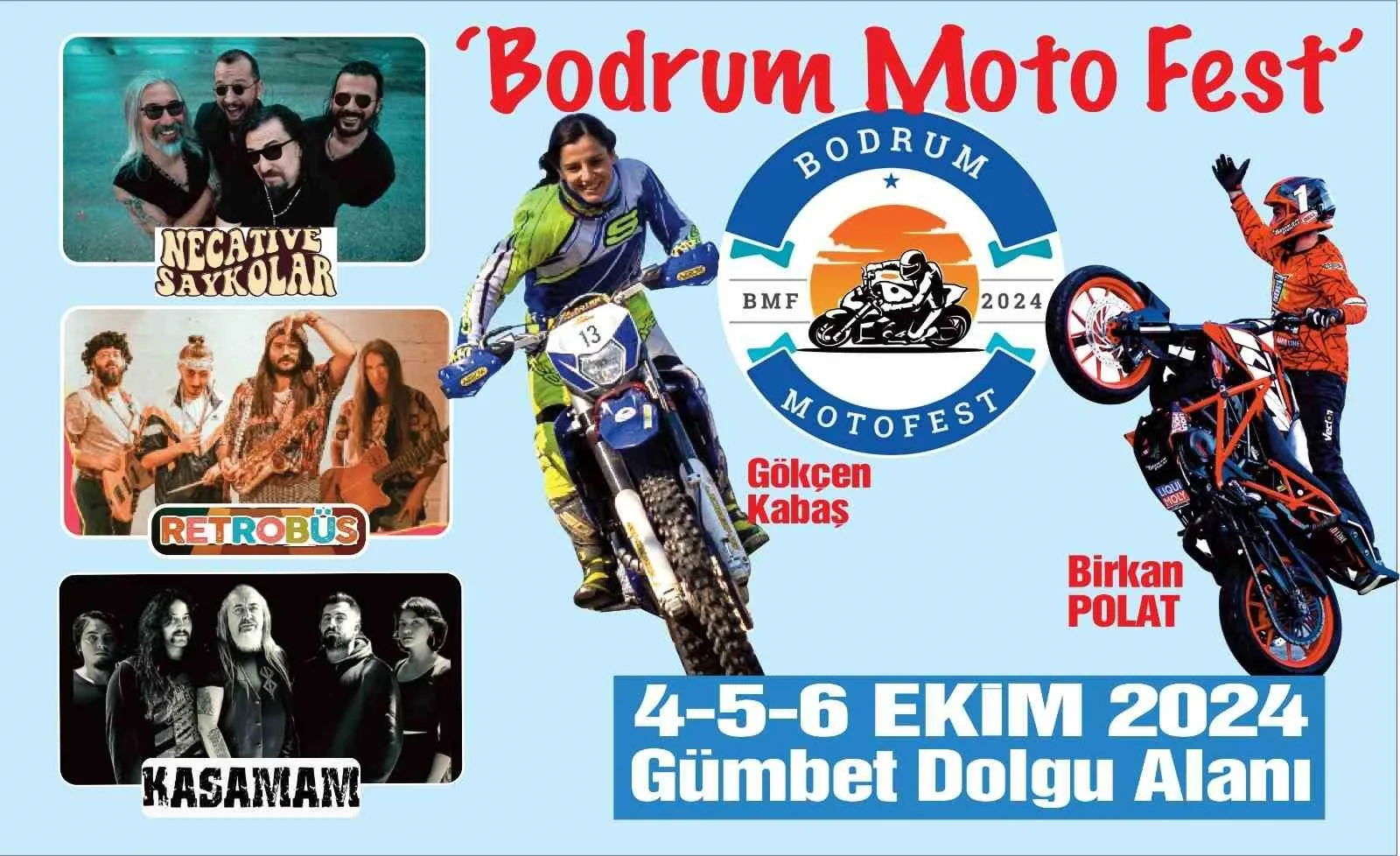 Motosiklet tutkunlarını bir araya getirecek olan Uluslararası Bodrum MotoFest 4-6