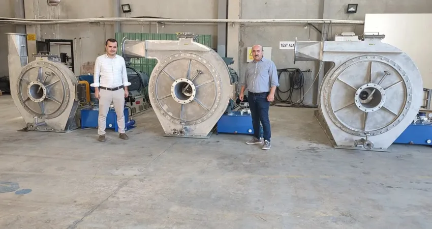 Denizli’de ileri teknoloji endüstriyel vantilatör, MVR (Mechanical Vapor Recompression-Yoğunlaştırıcı) ve