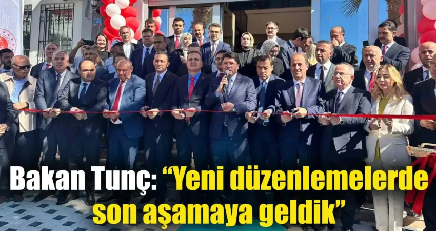 Adalet Bakanı Yılmaz Tunç, Muğla’nın Seydikemer ilçesinde Adalet Sarayı Açılış