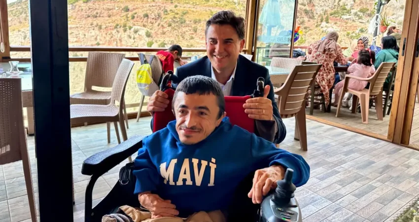 Fethiye Belediye Başkanı Alim Karaca, Fethiye Zihinsel Engelliler Derneği’nin Faralya