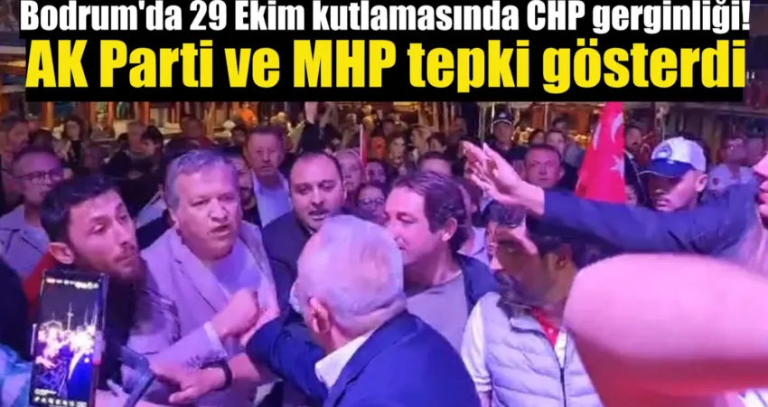 Cumhuriyet’in 101. yılı kutlamaları için Bodrum’da binlerce kişinin katılımıyla düzenlenen