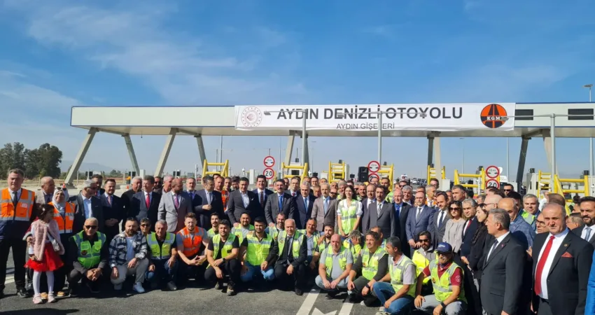 AK Parti Denizli İl Başkanı Yücel Güngör Denizli-Aydın otoyolu açılışına