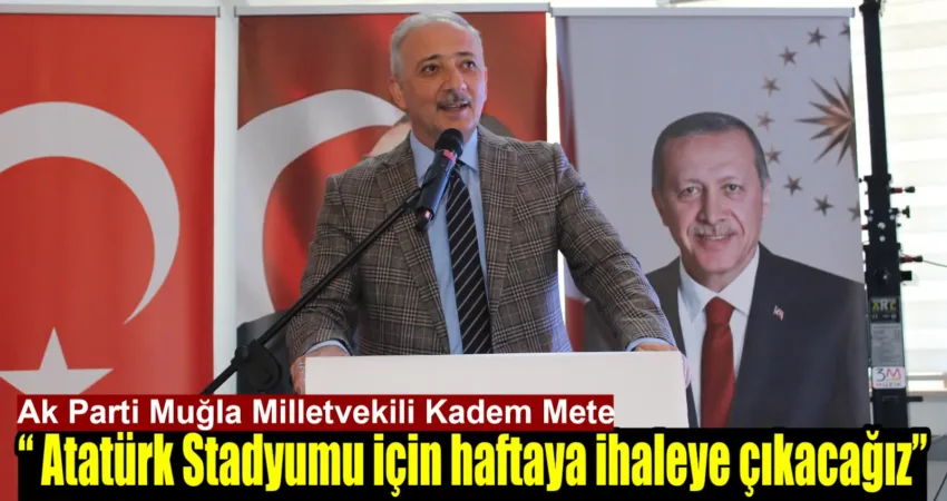 Ak Parti Menteşe 8. Olağan Kongresinde bugün gerçekleşti. Kongreye katılan