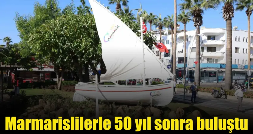 Marmaris Yelkenli Paraçelesi yaklaşık 50 yıl sonra yeniden Marmaris’le buluştu.