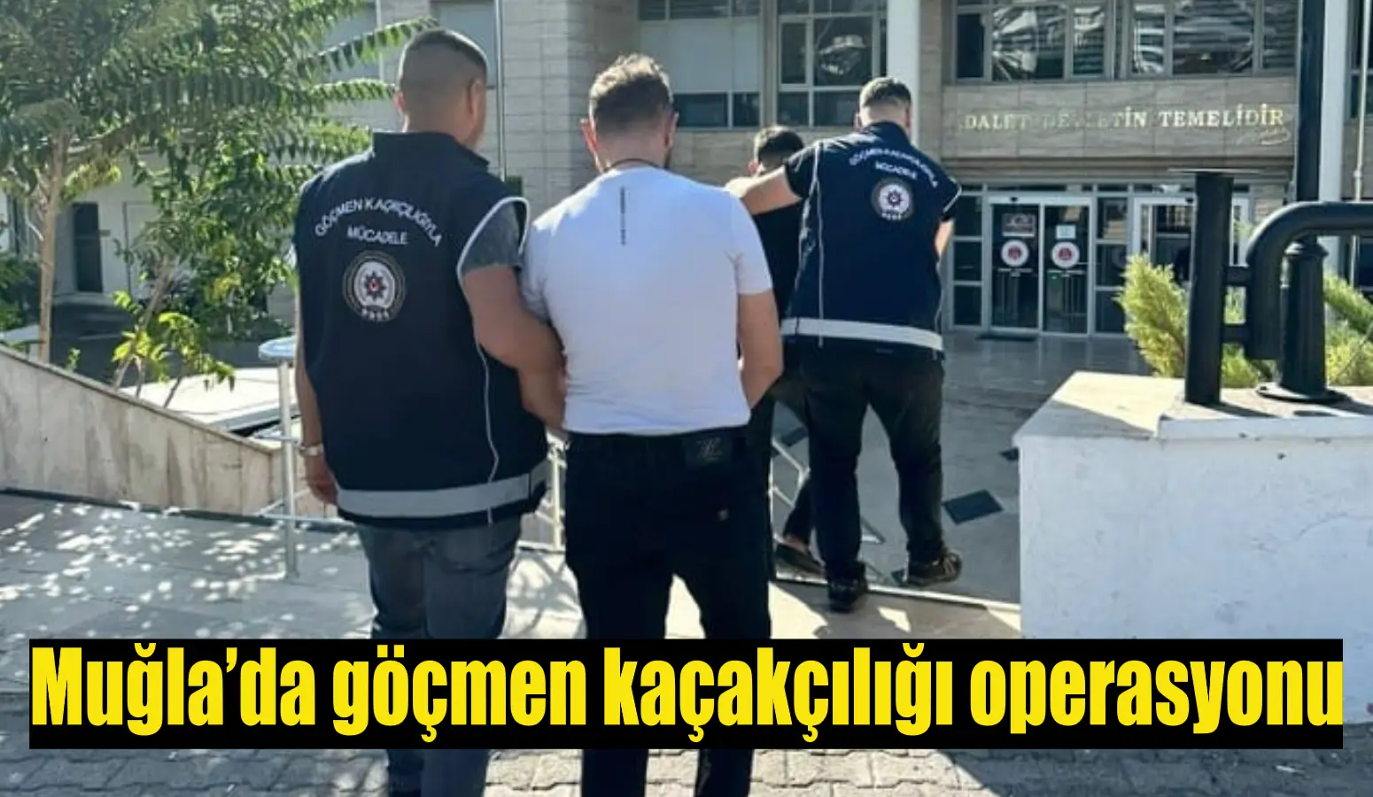 Muğla’da yapılan yol denetimi esnasında araç içerisinde saklanan 3 düzensiz