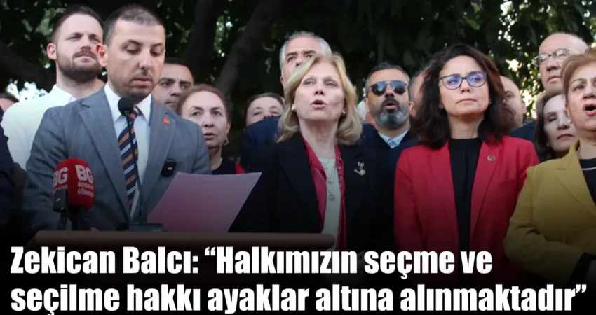 Zekican Balcı: “Halkımızın seçme ve seçilme hakkı ayaklar altına alınmaktadır” Esenyurt Belediye Başkanı Ahmet Özer’in tutuklanması ve ardından Esenyurt Belediyesi’ne