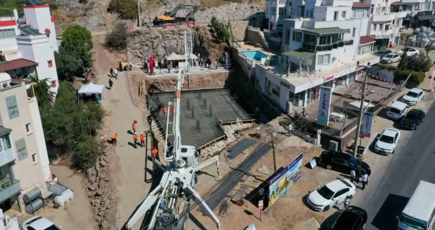 Bodrum Belediyesi’nden yedinci anaokulu Bodrum Belediyesi, Turgutreis’te Hayırsever Nazmi Canbaz’ın katkılarıyla yapılacak anaokulunun temelini