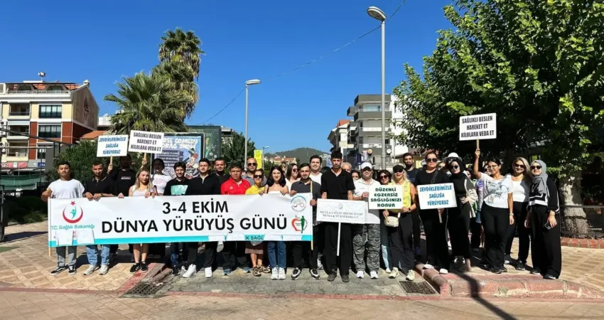 Muğla’nın Marmaris ilçesinde 3-4 Ekim Dünya Yürüyüş Günü vesilesi ile