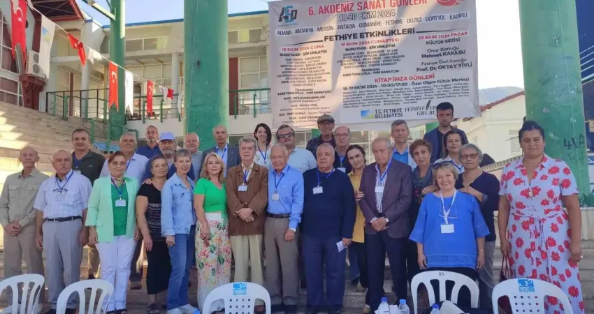 Muğla’nın Fethiye ilçesinde düzenlenen 6.Akdeniz Sanat Günleri etkinlikleri Kayaköy ve