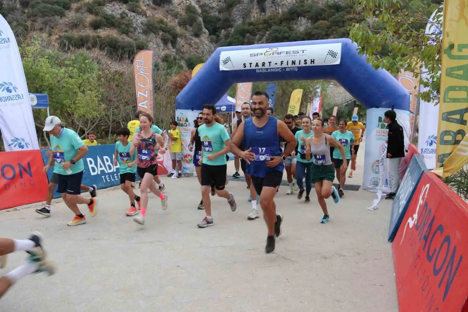 Muğla’nın Fethiye ilçesinde bu yıl ikincisi düzenlenen Babadağ Ultra Maratonu’nda