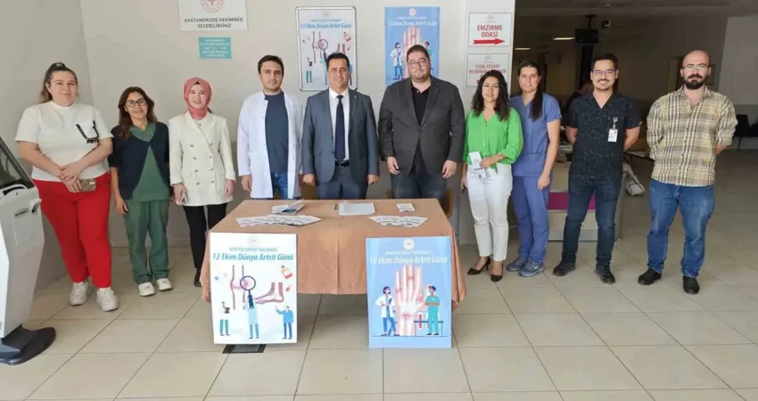 Menteşe Devlet Hastanesi, 12 Ekim Dünya Artrit Günü kapsamında etkinlik