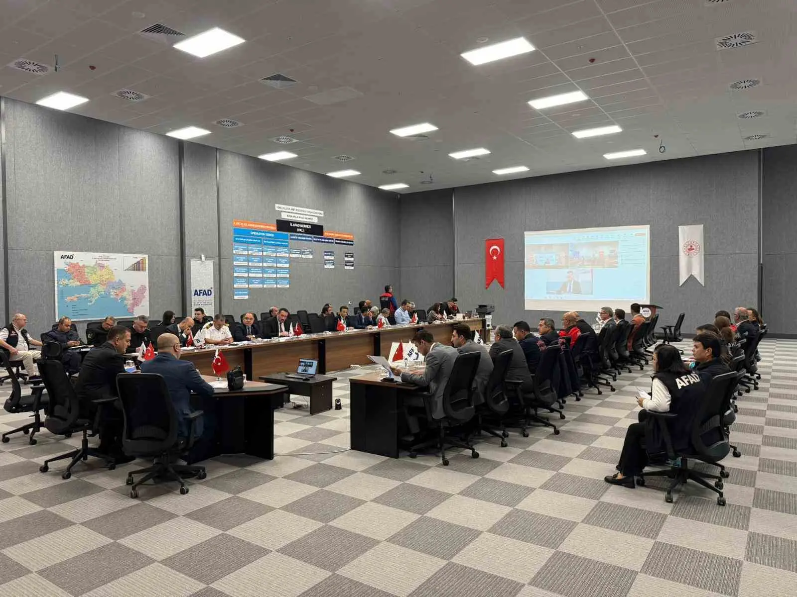 Afet ve Acil Durum Yönetimi Başkanlığı (AFAD) tarafından organize edilen