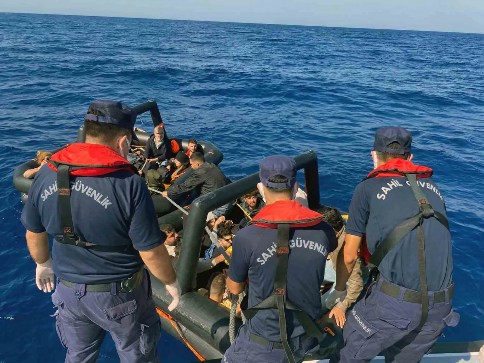 Muğla’nın Fethiye ilçesi açıklarında Yunanistan sahil güvenlik unsurları tarafından Türk