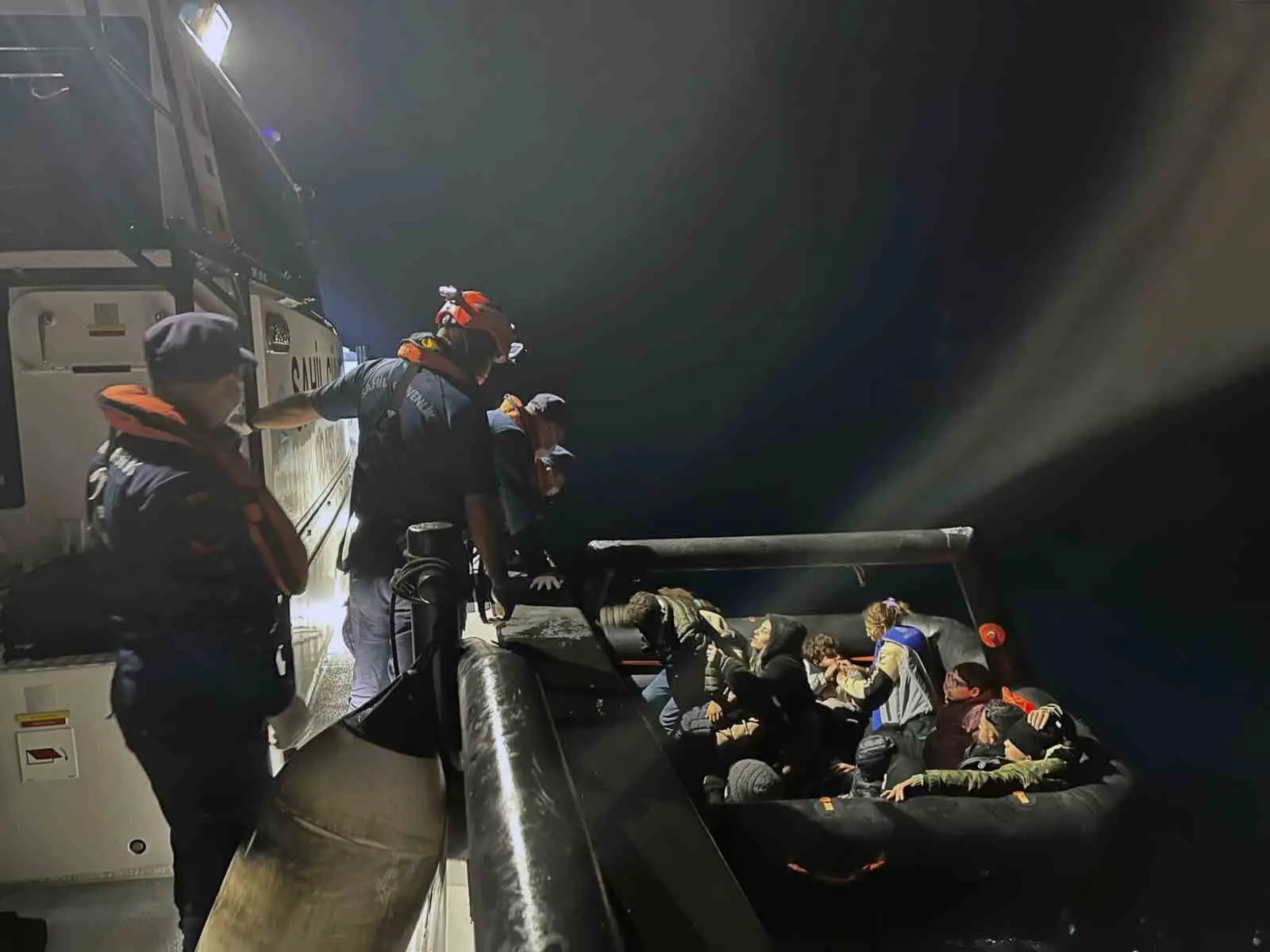 Muğla’nın Datça ilçesi açıklarında Yunanistan sahil güvenlik unsurları tarafından Türk