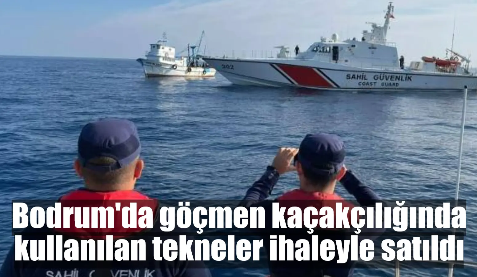 Göçmen kaçakçılığında yakalanan 39 tekne için Bodrum Milli Emlak Müdürlüğü