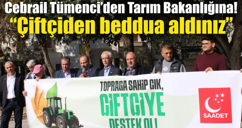 Saadet Partisi Genel Merkezi 81 ilde aynı saatte “Toprağa Sahip