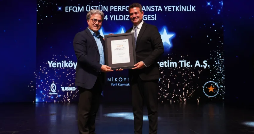 KalDer’den YK Enerji’ye üstün performansta 4 yıldız İş dünyasının en prestijli ödülleri arasında gösterilen Türkiye Mükemmellik Ödülleri,