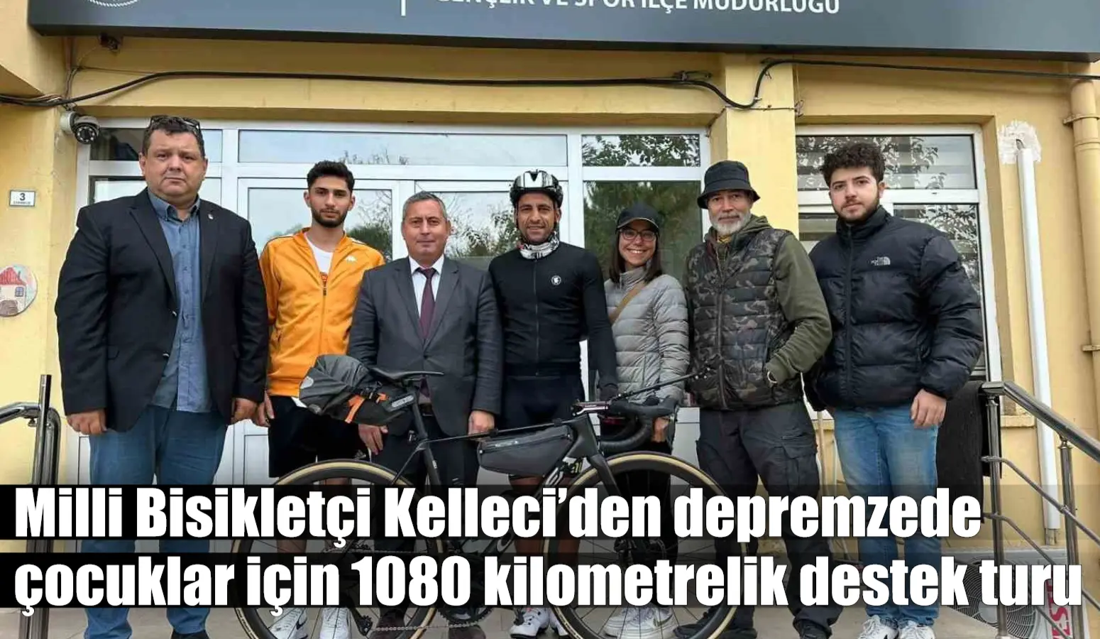Türkiye MTB Dağ Bisikleti Şampiyonu ve milli bisikletçi Kadir Kelleci,