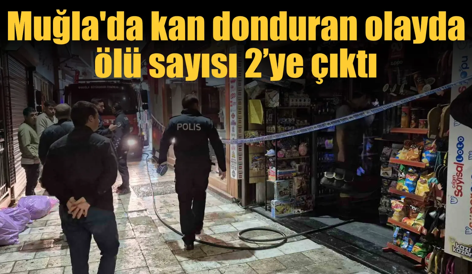Muğla’nın Bodrum ilçesinde ağabeyi Hakan Sekmen’in marketini benzin dökerek ateşe