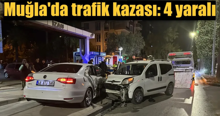 Muğla’nın Milas ilçesinde meydana gelen trafik kazasında 4 kişi yaralandı.