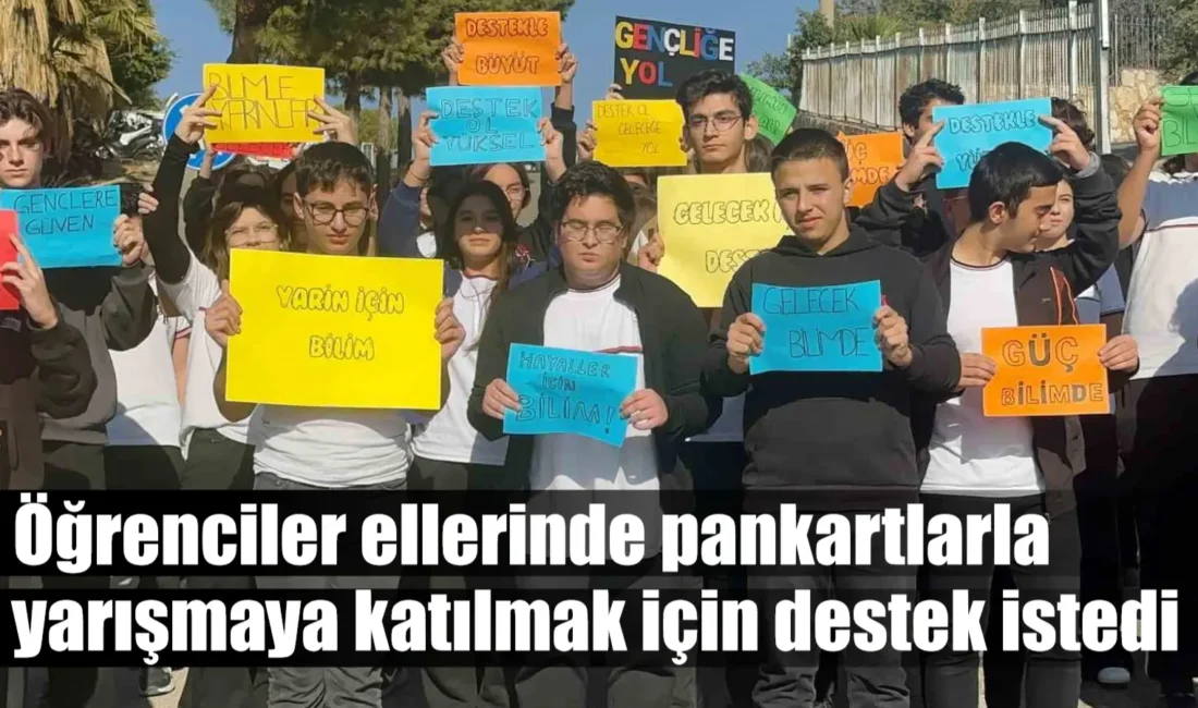 Muğla’nın Bodrum ilçesinde bulunan Bodrum Anadolu Lisesi’nde eğitim gören ve