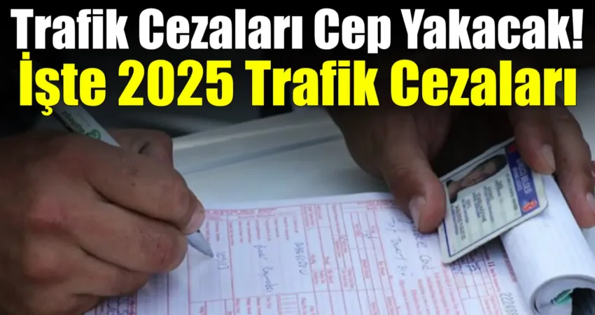 Trafik Cezaları Cep Yakacak! İşte 2025 Trafik Cezaları Resmi Gazete'de Hazine ve Maliye Bakanlığı Gelir İdaresi Başkanlığı'nın "Vergi