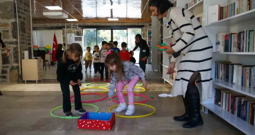 Bodrum Belediyesi Çocuk Atölyeleri başladı Bodrum Belediyesi Çocuk Atölyeleri, Umurça Parkı Nazım Hikmet Kütüphanesi’nde başladı.