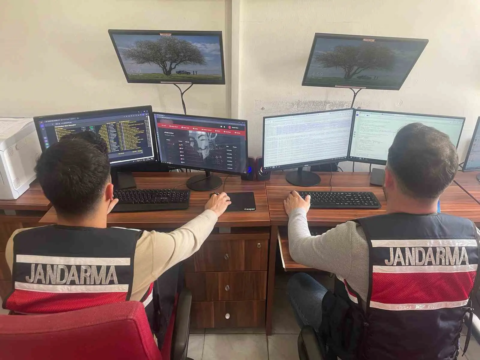 Aydın’da jandarma ekiplerince yapılan 10 günlük çalışmalarda, sosyal medya platformlarında