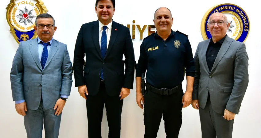 Karaca’dan, Yüceur’a ziyaret Fethiye Belediye Başkanı Alim Karaca, Fethiye Emniyet Müdürlüğü görevine atanan