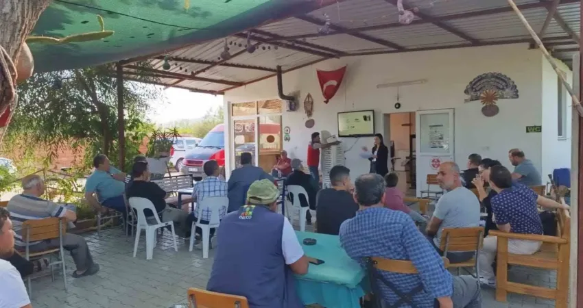 Muğla’nın Köyceğiz ilçesinde Tarım ve Orman Müdürlüğü tarafından çiftçilere üretim