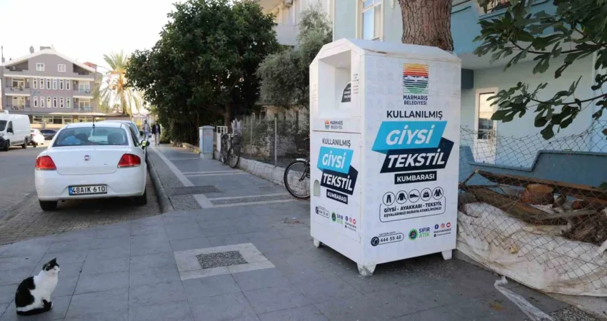 Marmaris Belediyesi ilçedeki ilçenin değişik noktalarında konumlandırılan 104 adet tekstil