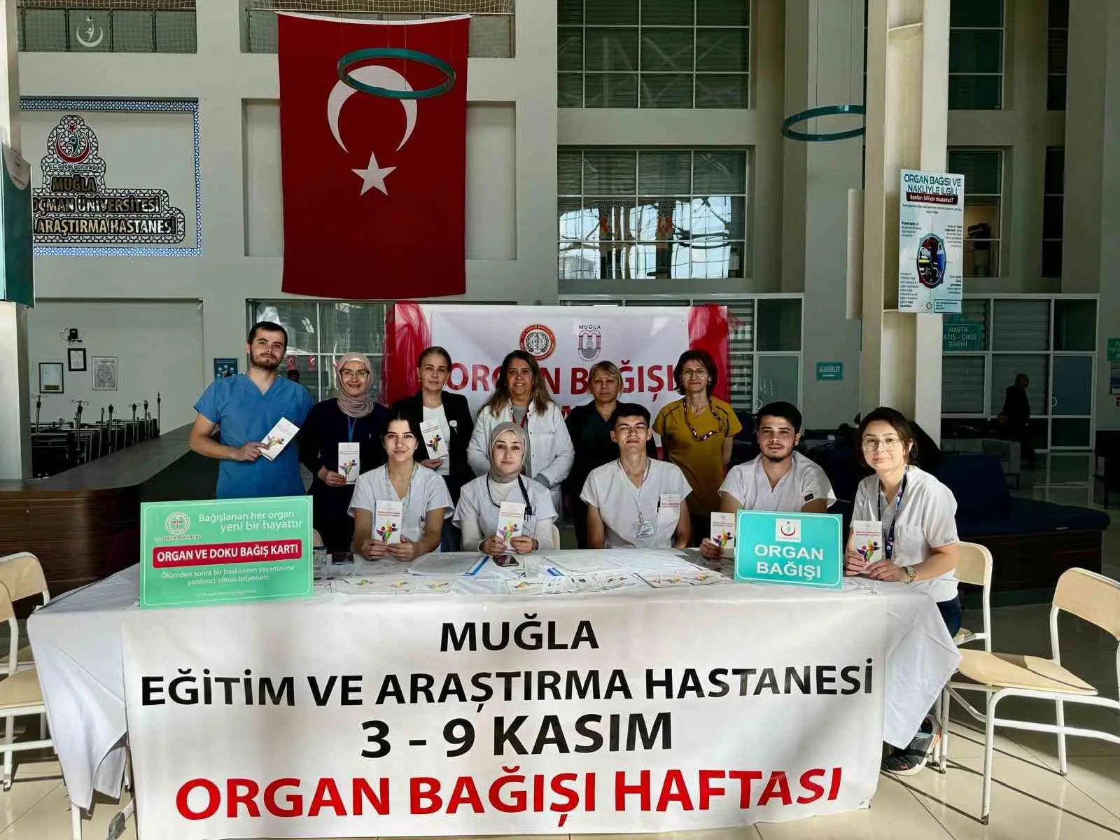 Muğla Eğitim ve Araştırma Hastanesi’nde 3-9 Kasım Organ ve Doku