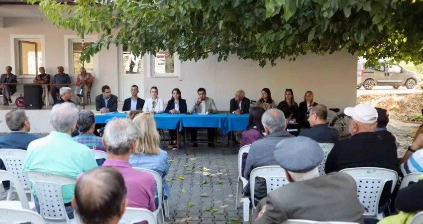 Muğla Büyükşehir Belediyesi, Ortaca’nın Okçular Mahallesi’nde vatandaşlara yönelik bilgilendirme toplantısı